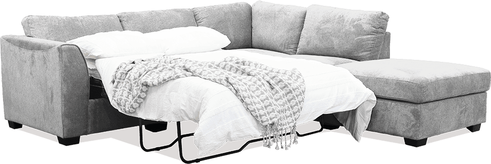 Reva Share Lounge With Inbuilt Sofa bed With Right Hand Chaise