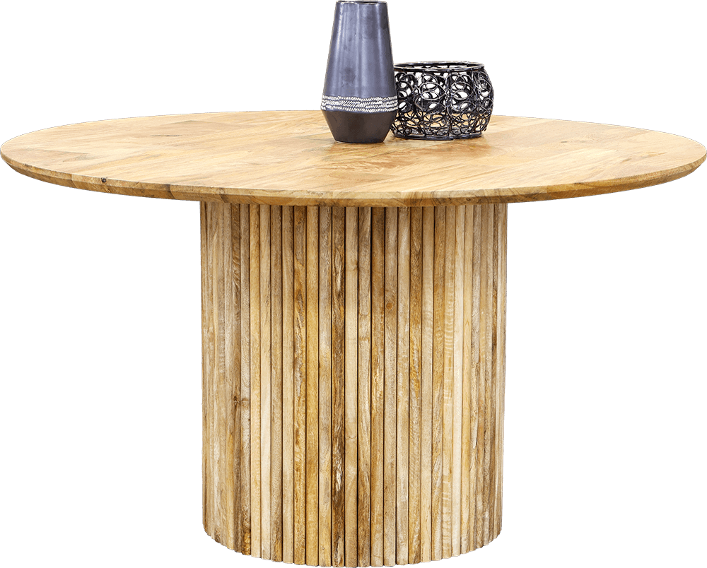 Cruz* Fruitwood Round 1350 Dining Table