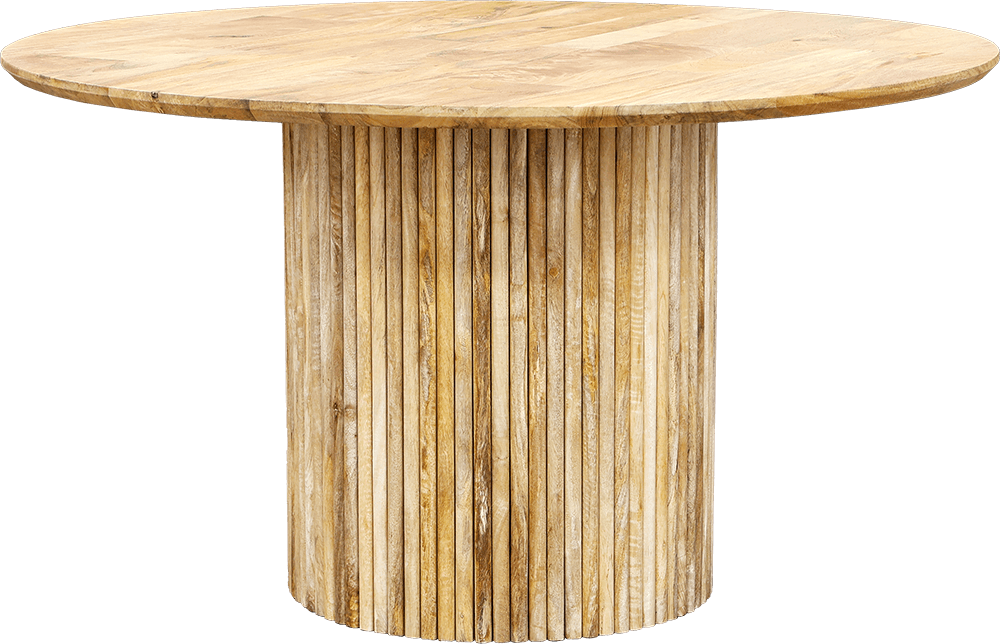 Cruz* Fruitwood Round 1350 Dining Table