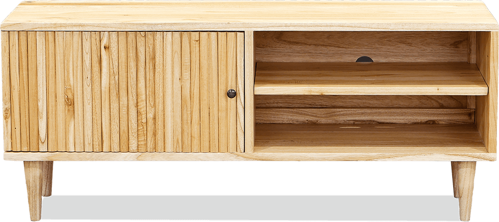 Spring White Cedar TV/DVD Unit