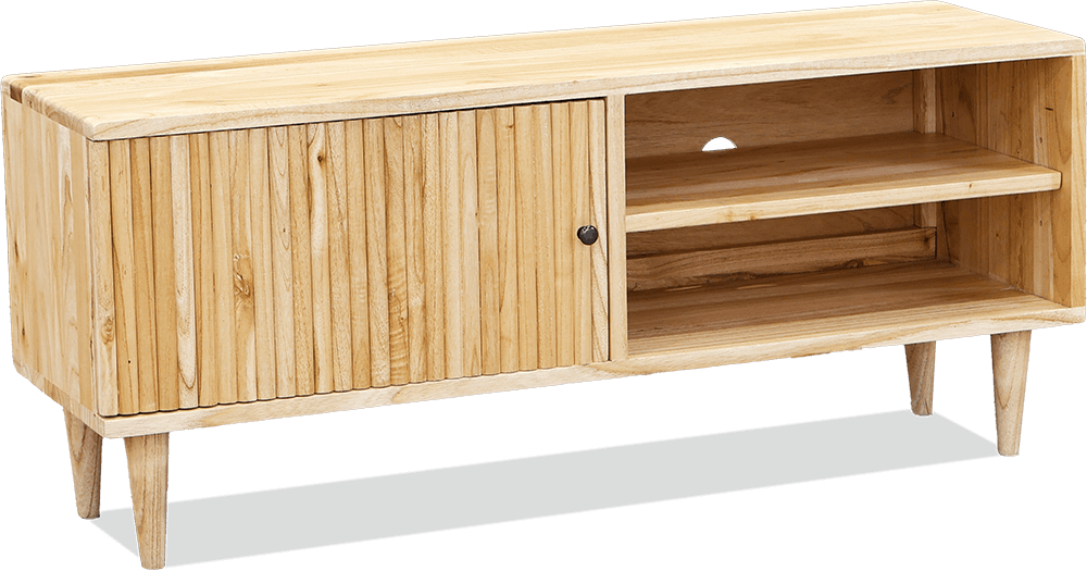 Spring White Cedar TV/DVD Unit