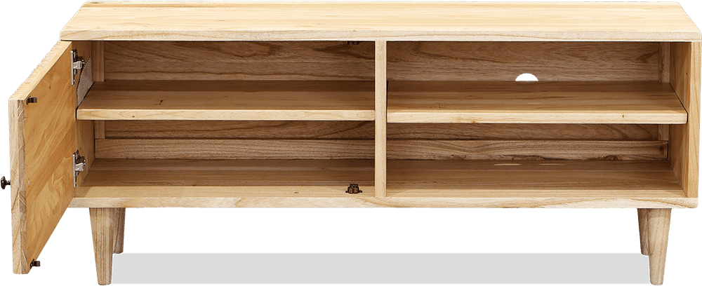 Spring White Cedar TV/DVD Unit