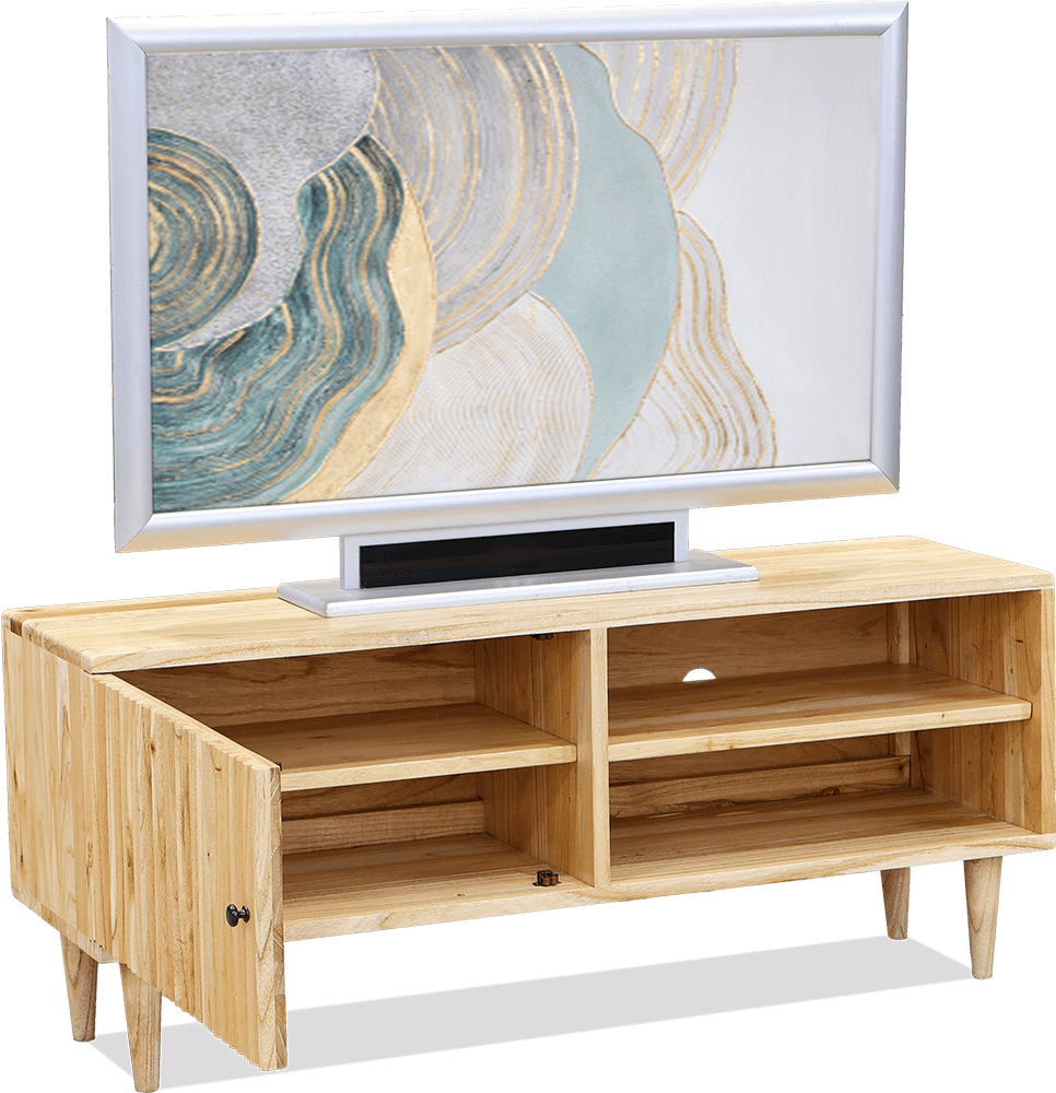 Spring White Cedar TV/DVD Unit
