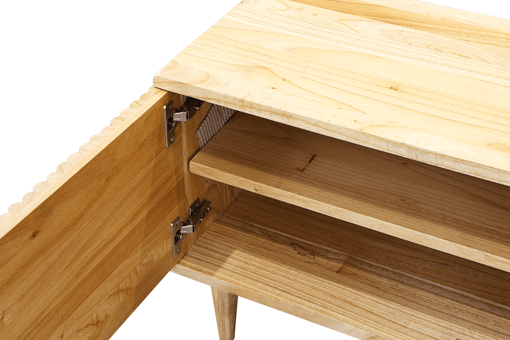 Spring White Cedar TV/DVD Unit