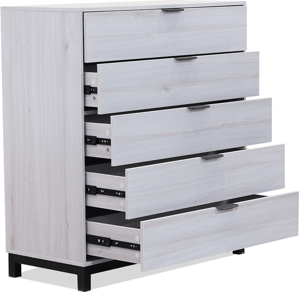 Nexus MDF/Melamine 5 Drawer Chest