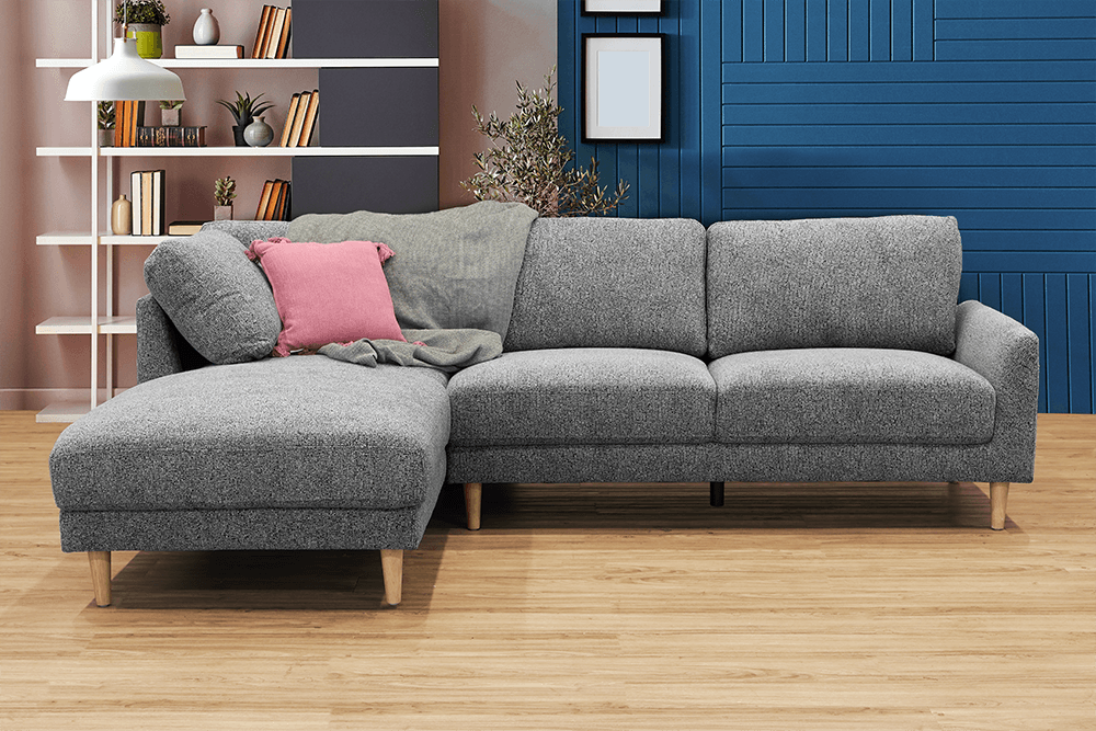 Allie Milan 3 Seater Lounge With Left Hand Chaise
