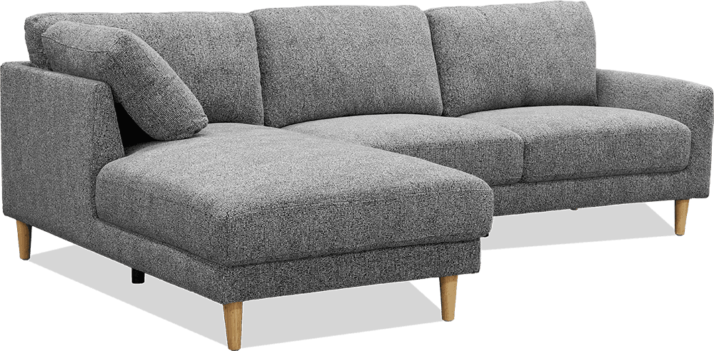 Allie Milan 3 Seater Lounge With Left Hand Chaise