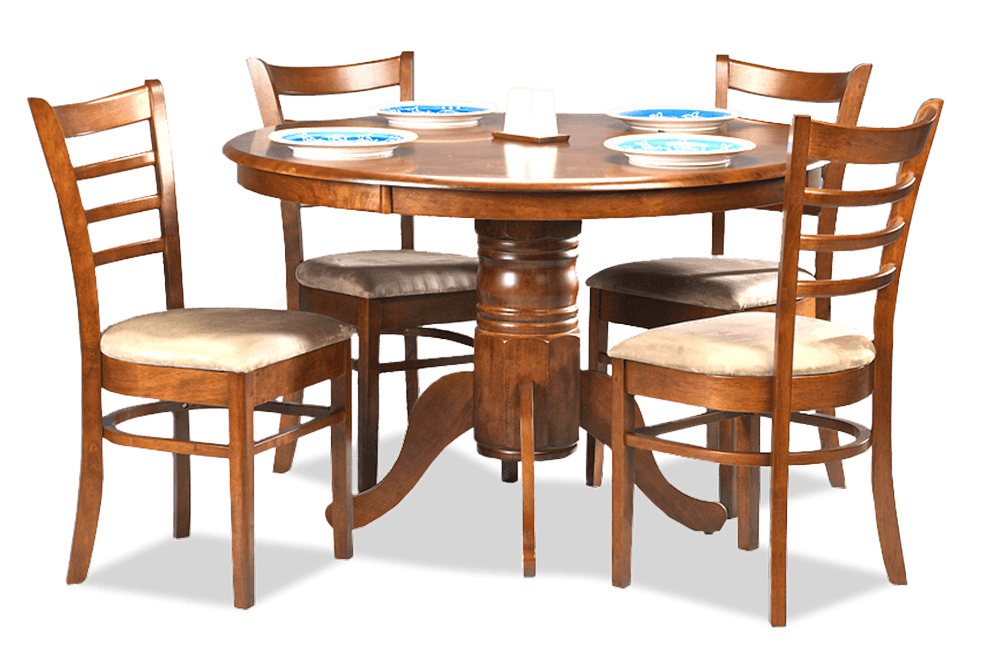 Roebuck Hardwood Round Dining Suite