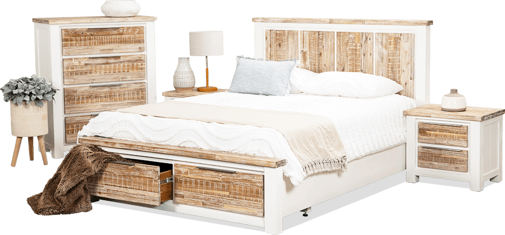 Bermuda 4 Piece King Bedroom Package