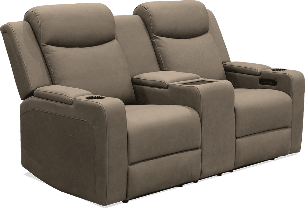 Raven Rhino 2 Seater Lounge With 2 Built In Power Recliners