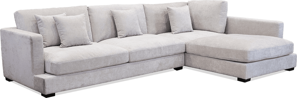 Connie Hug 3 Seater Lounge With Right Hand Chaise