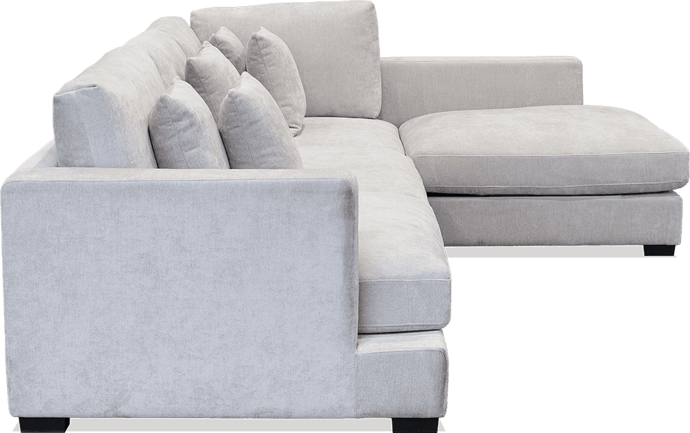 Connie Hug 3 Seater Lounge With Right Hand Chaise