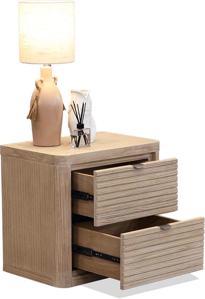 Orlando Pine/MDF 2 Drawer Chest