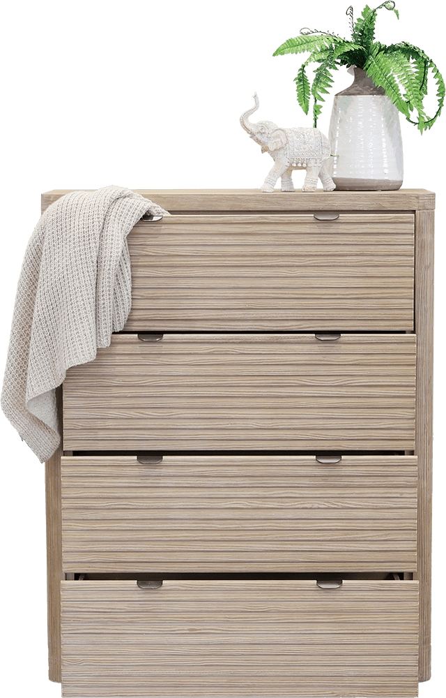 Orlando Pine/MDF 4 Drawer Chest