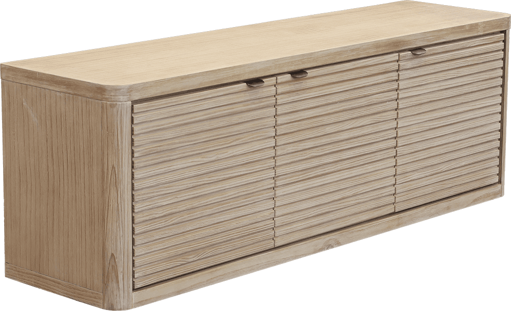 Orlando Pine/MDF 3 Door TV/DVD Unit