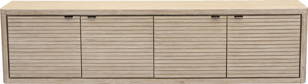 Orlando Pine/MDF 4 Door TV/DVD Unit
