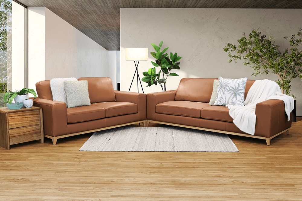 Arabella Leather 3 Seater Sofa