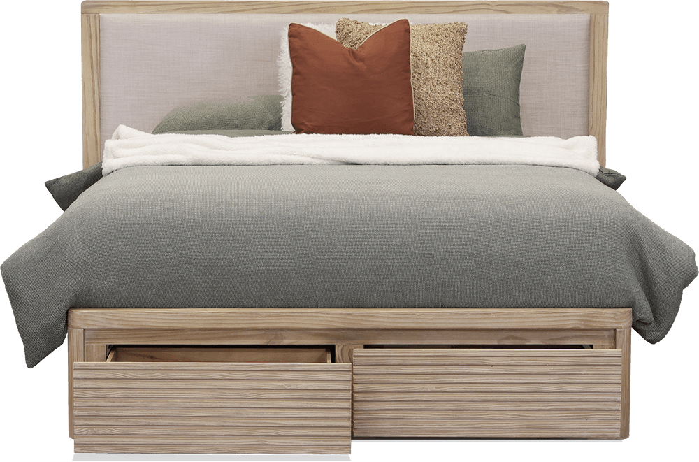 Orlando Pine/MDF 4 Piece Queen Bedroom Package
