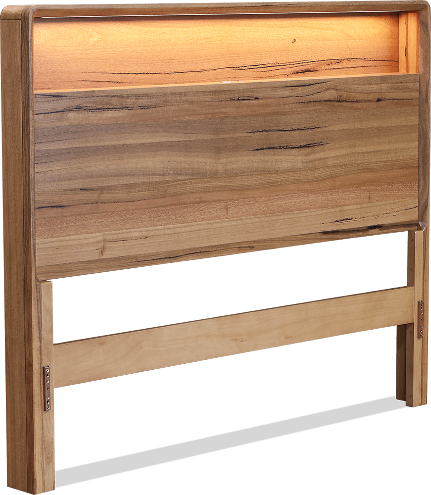 Eagle Bay Marri Queen Headboard With LED Bookshelf