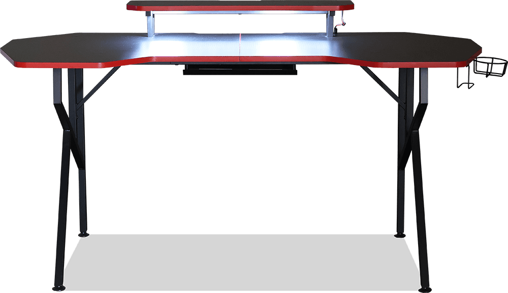 Axis Melamine/Powdercoated Gaming Desk