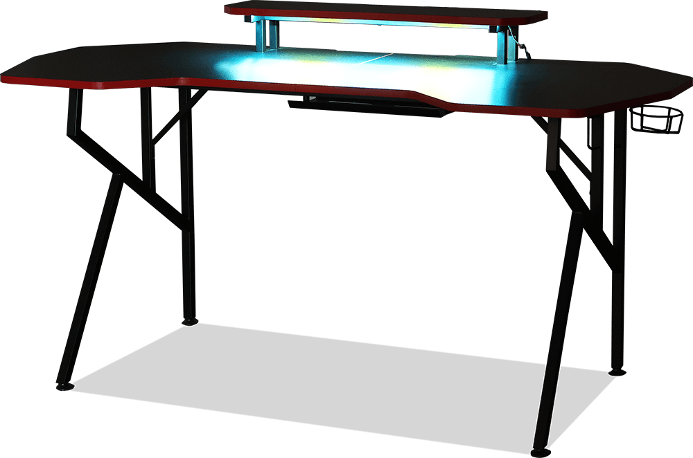 Axis Melamine/Powdercoated Gaming Desk