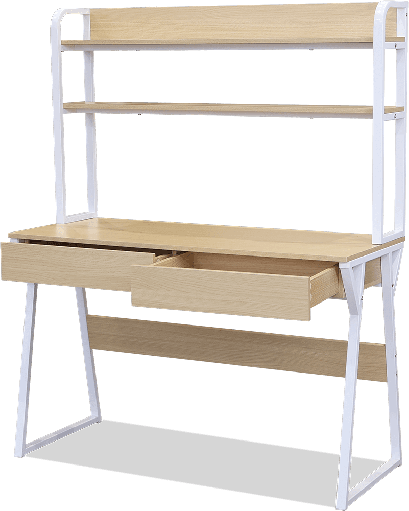 Kyra Melamine/Powdercoated Computer Desk