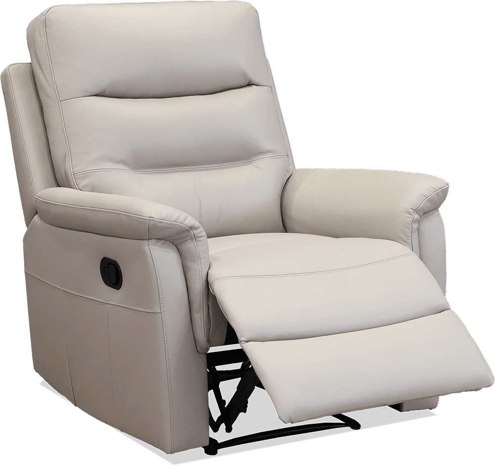 Aspley Leather 3 Seater Lounge With 2 Built In Recliners With 2 Recliners