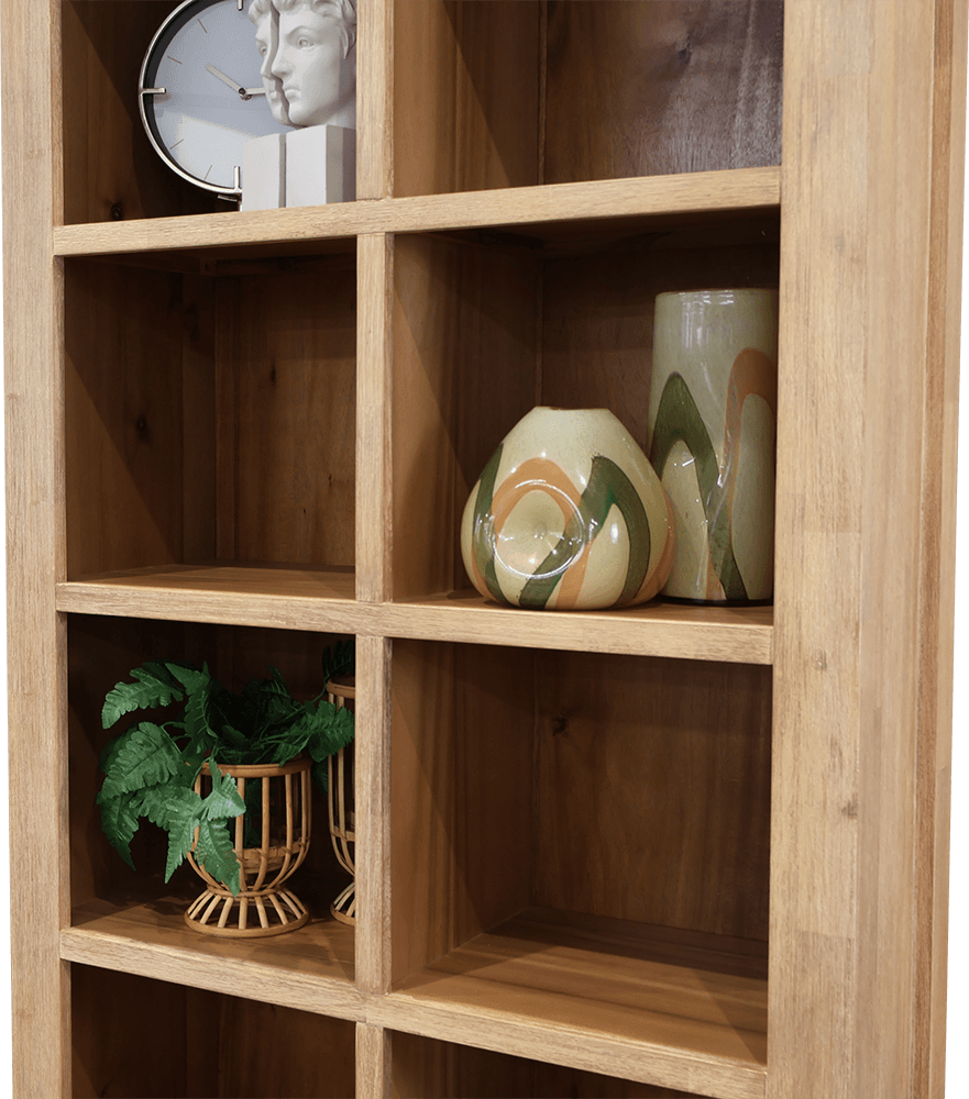 Coral Bay Acacia 5 Shelves Bookcase