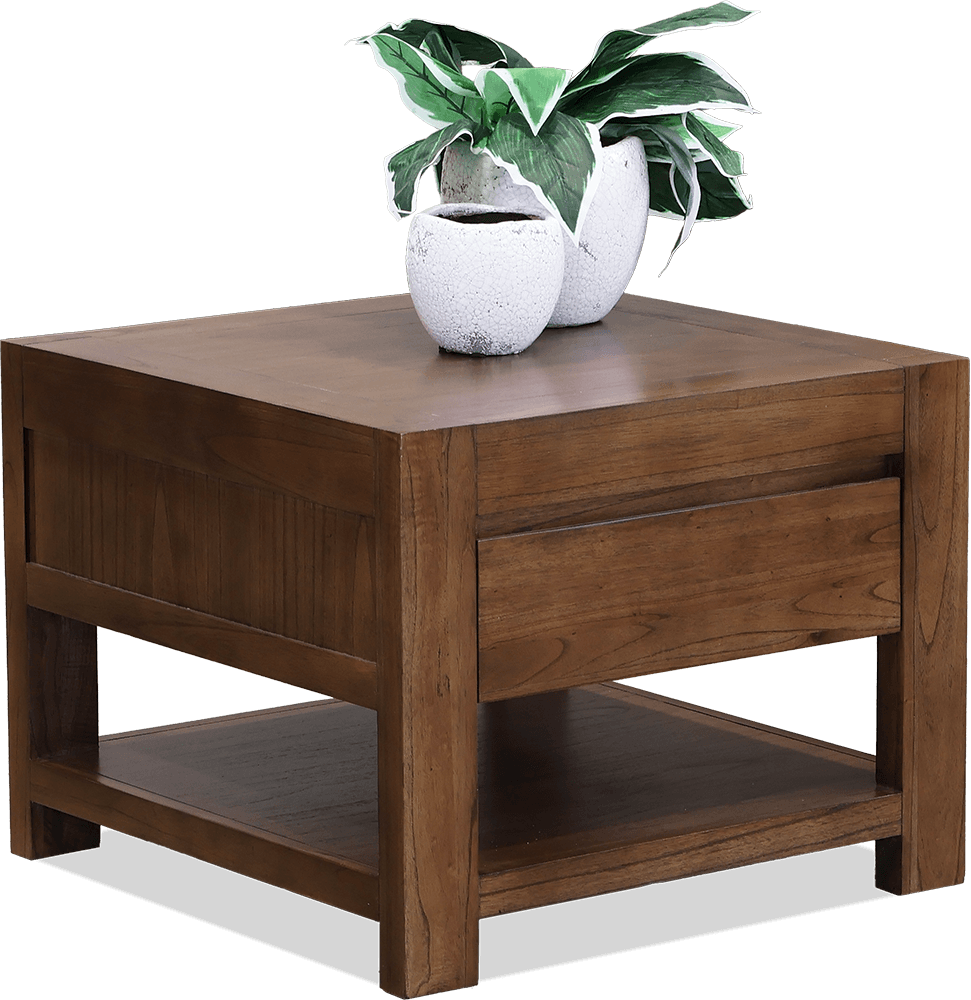 Barossa Mindi Square Lamp Table