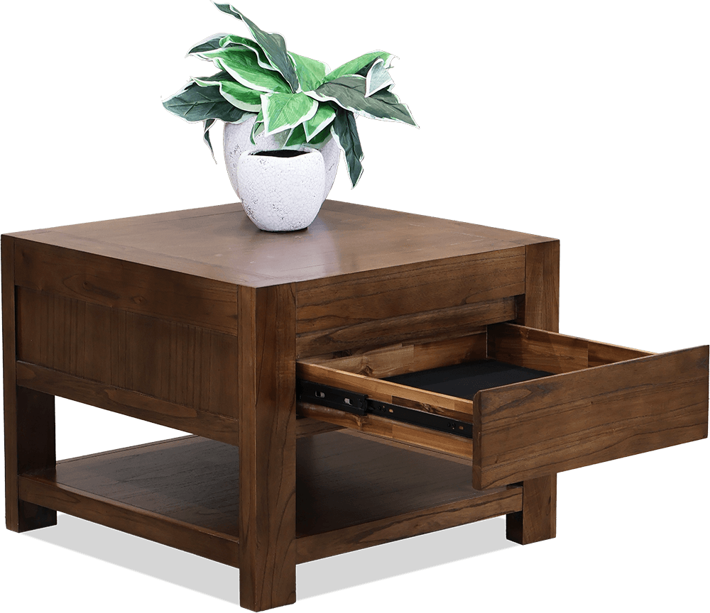 Barossa Mindi Square Lamp Table