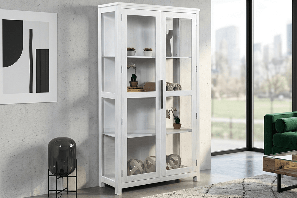 Atlas Acacia Display Cabinet