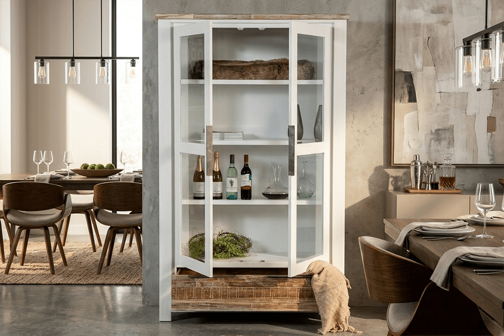 Bermuda Acacia Display Cabinet
