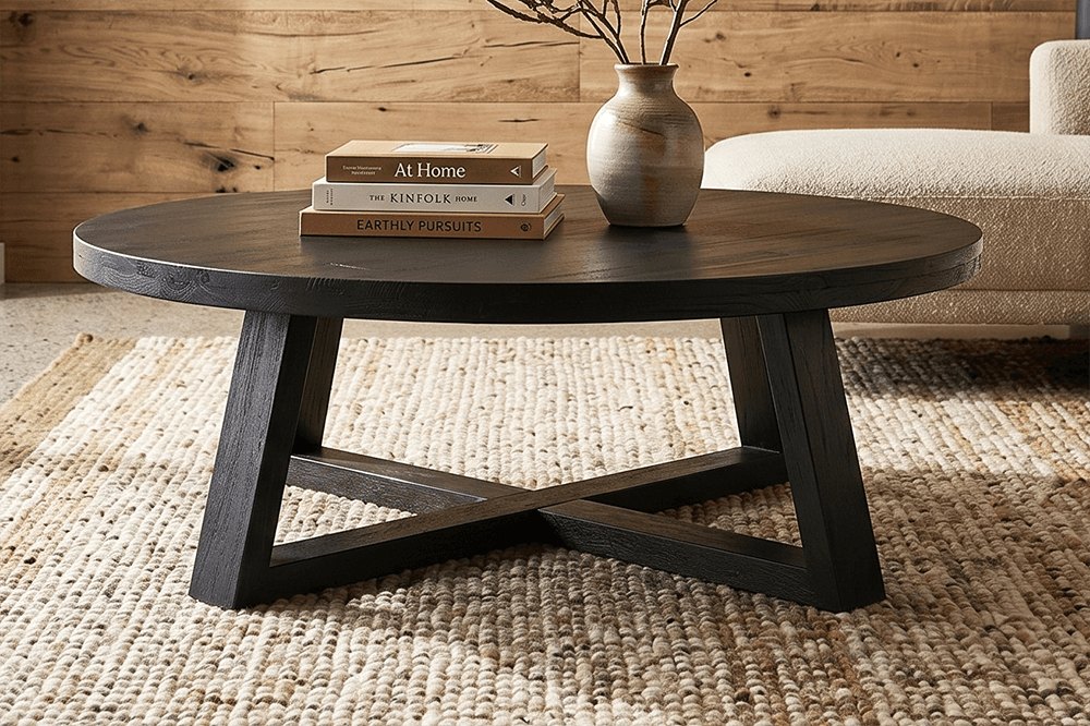 Dante Acacia Round Coffee Table