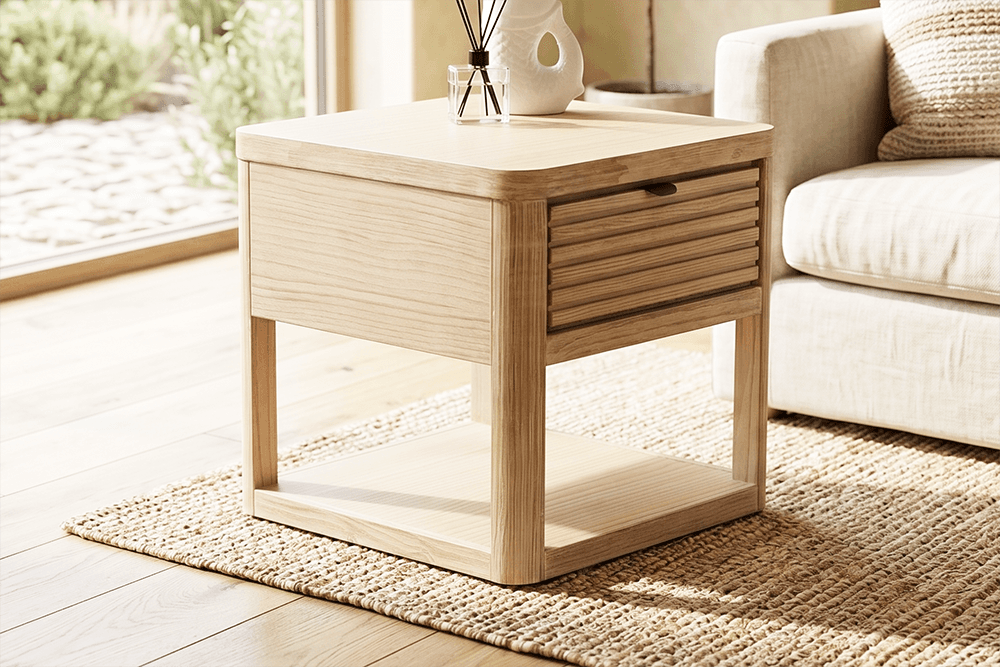 Orlando Pine/MDF Lamp Table