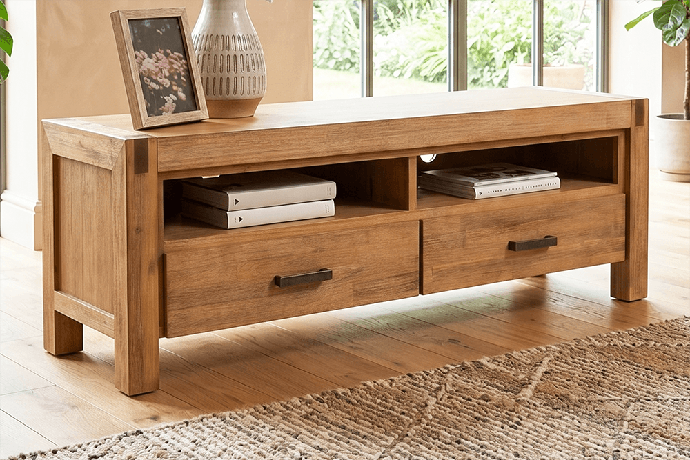 Coral Bay Acacia 2 Drawer TV/DVD Unit