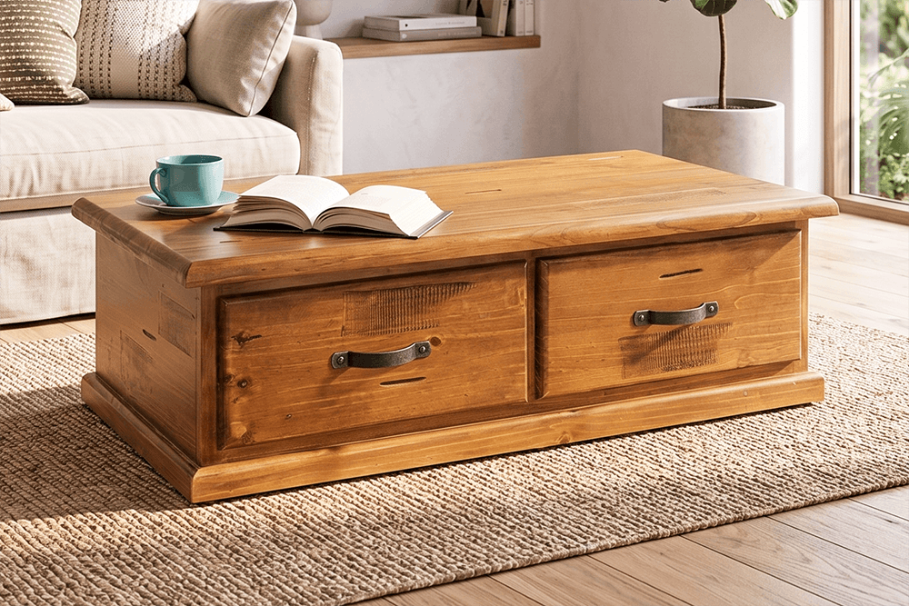 Ranger Pine Rectangle Coffee Table