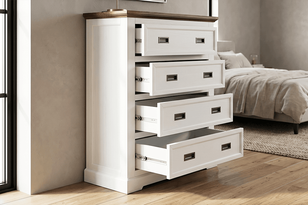 Augusta Acacia 4 Drawer Chest
