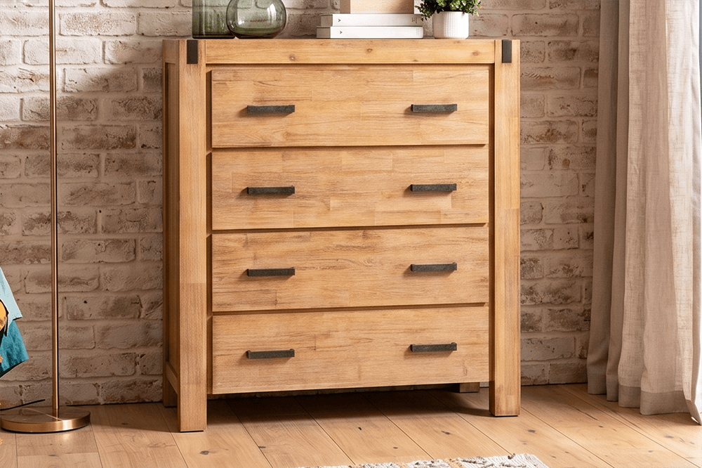 Coral Bay Acacia 4 Drawer Chest