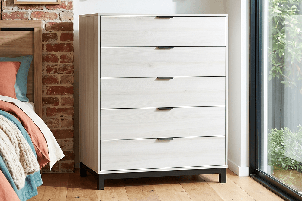 Nexus MDF/Melamine 5 Drawer Chest