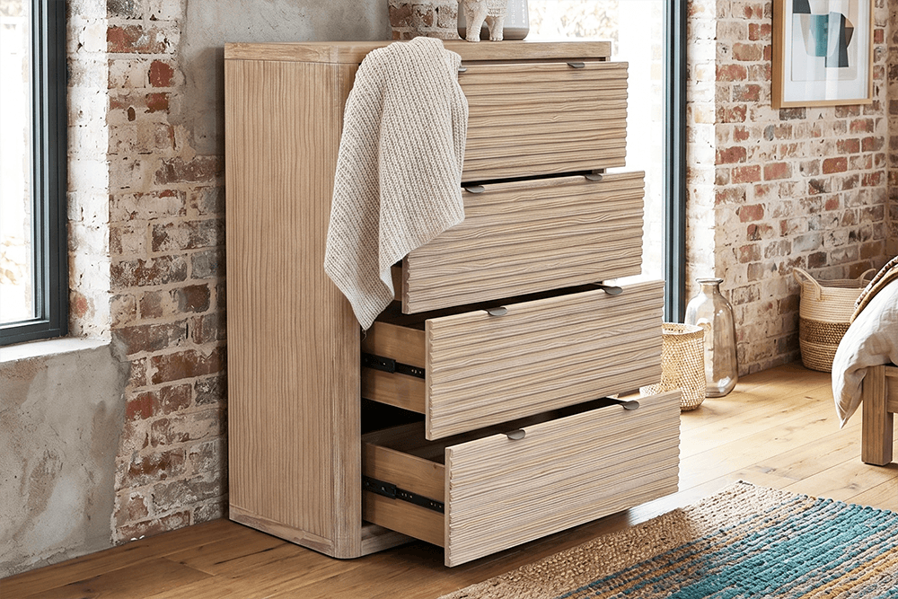 Orlando Pine/MDF 4 Drawer Chest