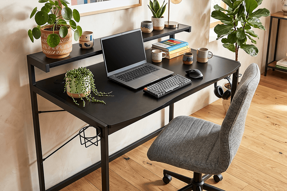Aspire Melamine/Powdercoated Gaming Desk