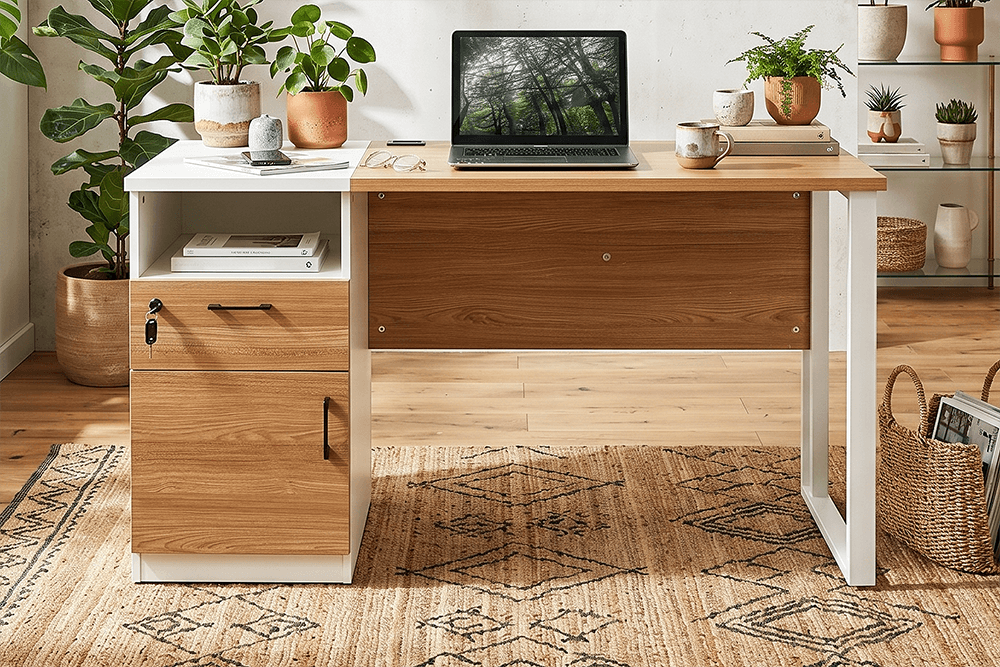 Casper Melamine 1400 Desk