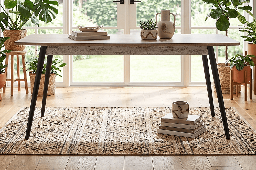 Westwood Melamine Rectangle 1500 Dining Table