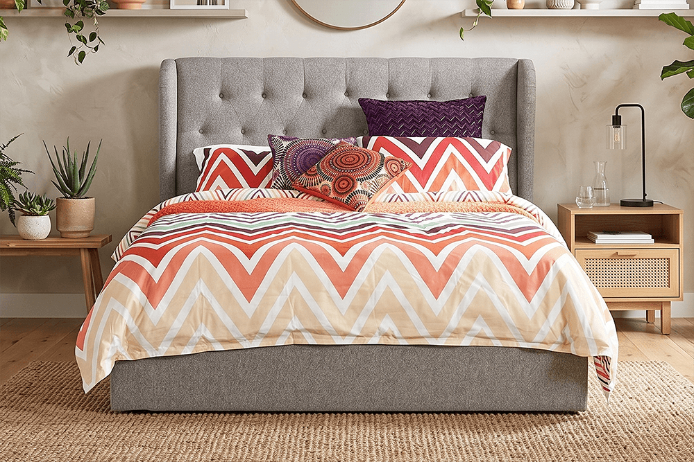 Elise Miss Fabric Queen Bed