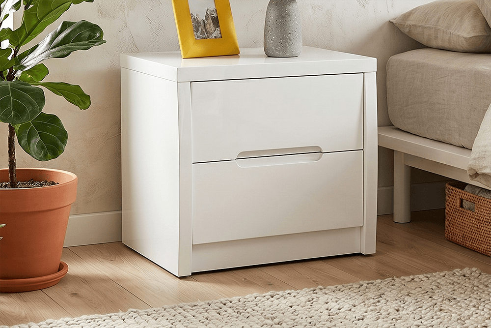 Baltimore High Gloss 2 Drawer Chest