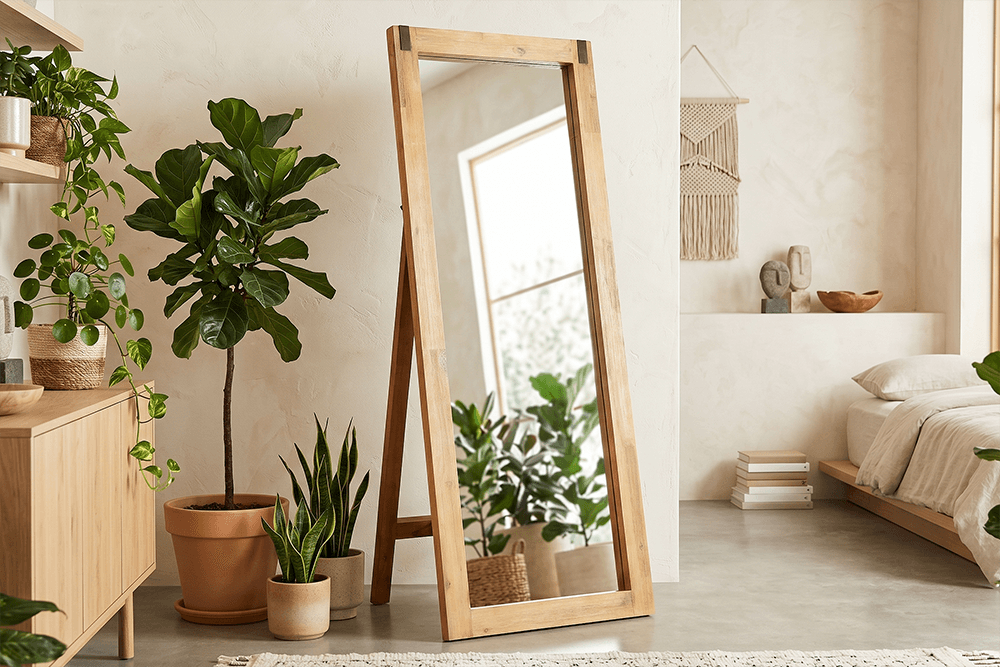 Coral Bay Acacia Cheval Mirror