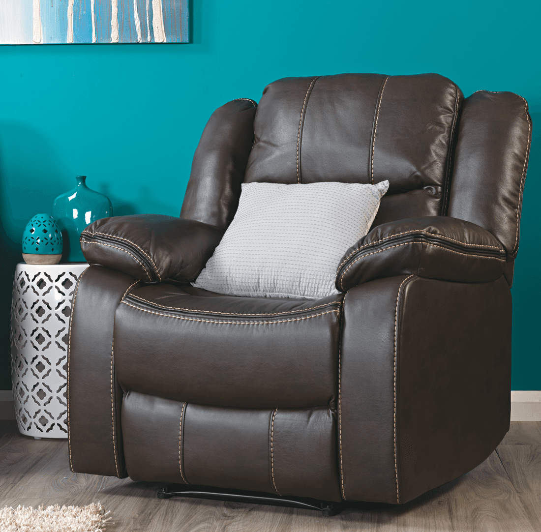 Fairmont Syntech 3 Seater Lounge With 2 In Built Recliner With 2 Recliners Suite