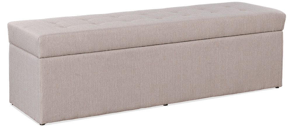 Aria Sky fabric Queen Blanket Box