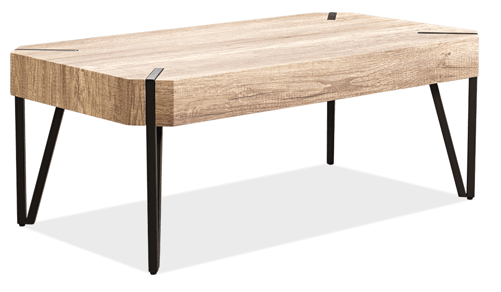 Longreach MDF/Metal Rectangle Coffee Table