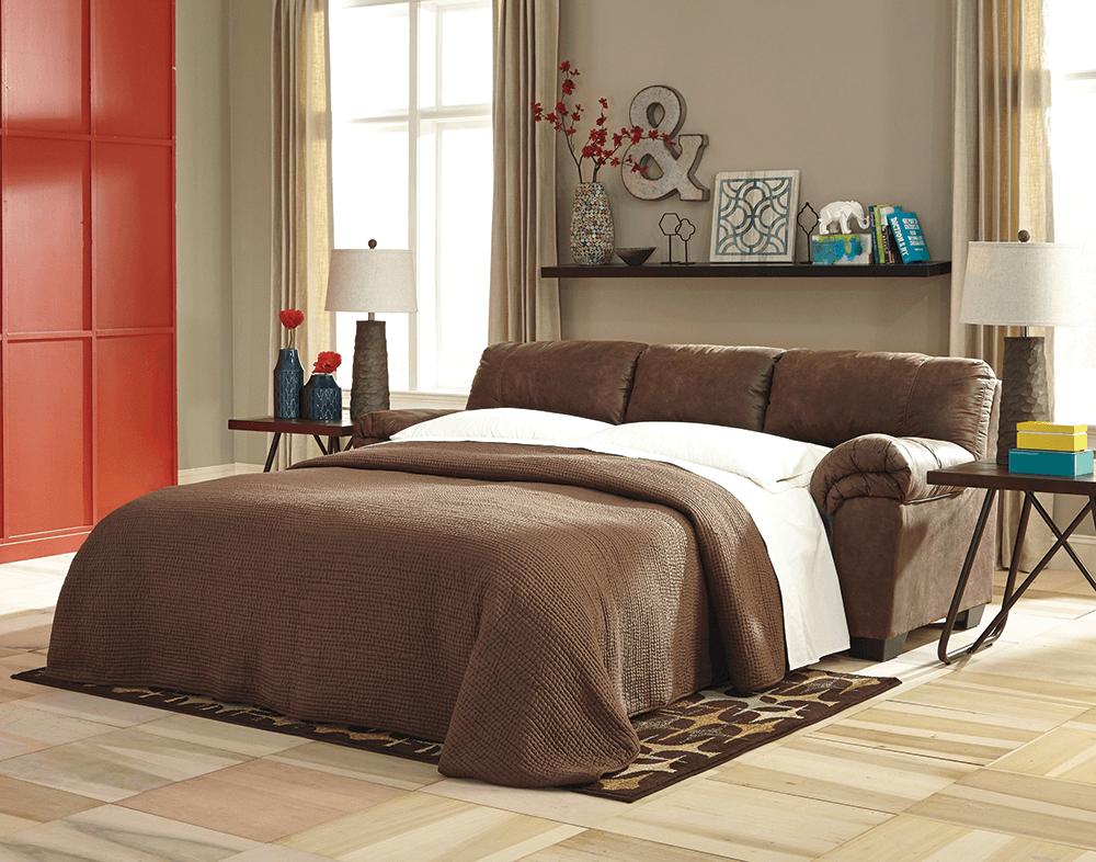 Bladen Faux Leather 3 Seater Sofa Bed